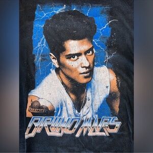 Bruno Mars Graphic Vintage Concert T-Shirt